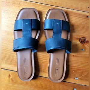 Toms Black & Tan Women's Sandals